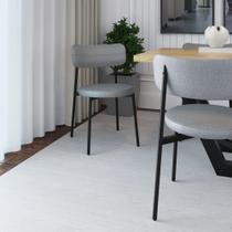 Conjunto 4 Cadeiras de Jantar Kytta com Estrutura Preta Conjunto 4 Cadeiras de Jantar Kytta com Estrutura Preta