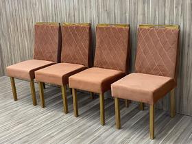 Conjunto 4 Cadeiras de Jantar Terracota 12 Virgínia