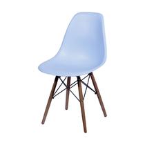 Conjunto 4 Cadeiras Eames Cozinha Jantar 46X80Cm Azul Claro