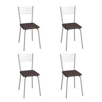 Conjunto 4 Cadeiras Flex Compoarte