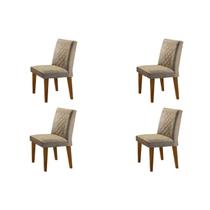 Conjunto 4 Cadeiras Madeira Sofia Conjunto 4 Cadeiras Madeira Sofia