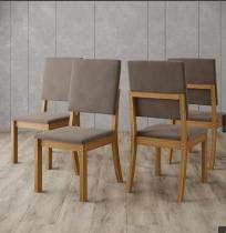 Conjunto 4 cadeiras milla