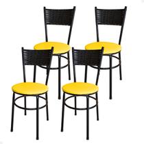 Conjunto 4 Cadeiras Para Cozinha Viena - Laumar