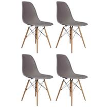 Conjunto 4 Cadeiras para Sala de Jantar Eames Eiffel Dkr