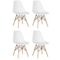 Conjunto 4 Cadeiras para Sala de Jantar Eames Eiffel Dkr