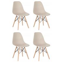 Conjunto 4 Cadeiras para Sala de Jantar Eames Eiffel Dkr Conjunto 4 Cadeiras para Sala de Jantar Eames Eiffel Dkr