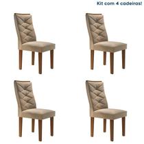 Conjunto 4 Cadeiras para Sala de Jantar Germany