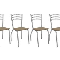 Conjunto 4 Cadeiras para Sala de Jantar Portugal Metal