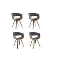 Conjunto 4 Caderias para Sala de Jantar Betina Conjunto 4 Caderias para Sala de Jantar Betina