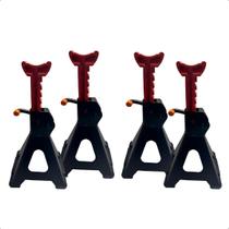 Conjunto 4 Cavalete Ajustável Automotivo 2 Ton 290mm a 390mm