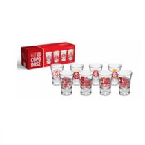 Conjunto 4 Copos De Dose Shot Do Internacional Colorado Conjunto 4 Copos De Dose Shot Do Internacional Colorado