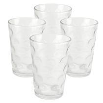 Conjunto 4 Copos de Vidro 200ml Bolhas Conjunto 4 Copos de Vidro 200ml Bolhas