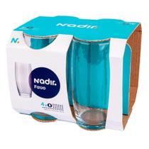 Conjunto 4 Copos Long Drink 430ml Favo Nadir Conjunto 4 Copos Long Drink 430ml Favo Nadir