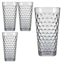 Conjunto 4 Copos Marrocos Nadir Vidro Transparente 350ml Conjunto 4 Copos Marrocos Nadir Vidro Transparente 350ml