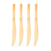 Conjunto 4 Espátulas de Bambu 18cm - Lyor