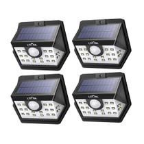 Conjunto 4 Luminárias LED LITOM X001-SOULX3 energia Solar c/ acionamento por movimento - JOBY