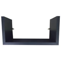 Conjunto 4 Nicho Em U - Prateleira Decorativa Parede - Preto