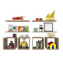 Conjunto 4 Nichos e 4 Prateleiras Kit Cubos Conjunto 4 Nichos e 4 Prateleiras Kit Cubos