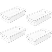 Conjunto 4 Organizadores Multiuso Cesto Porta Alimentos Objetos Brinquedos - KTE 052 Ou Conjunto 4 Organizadores Multiuso Cesto Porta Alimentos Objetos Brinquedos - KTE 052 Ou