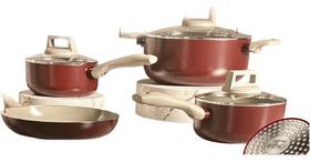 Conjunto 4 Panelas Ceramica Antiaderente Soft Red - Jomafe