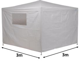 Conjunto 4 Parede Ráfia Branco 3 X 3 m Para Gazebo - Mor Conjunto 4 Parede Ráfia Branco 3 X 3 m Para Gazebo - Mor
