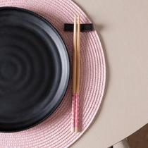 Conjunto 4 Pares de Hashis Sunflower 24cm x 1cm Rosa Bambu Conjunto 4 Pares de Hashis Sunflower 24cm x 1cm Rosa Bambu