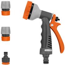 Conjunto 4 Pçs Pistola Esguicho Bico de Mangueira para Jardim Regulável Tramontina