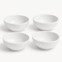 Conjunto 4 Peças Bown Cerâmica 500 Ml Porcelana Restaurante Resenha Cozinha
