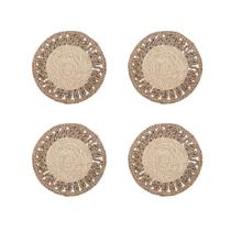 Conjunto 4 Peças Jogo Americano Em Fibra 38cm AU4004 BTC Conjunto 4 Peças Jogo Americano Em Fibra 38cm AU4004 BTC