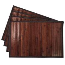 Conjunto 4 Peças Jogo Americano Sousplat Bambu