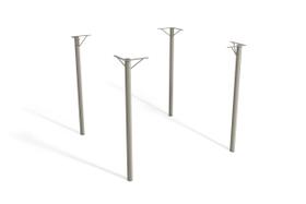 Conjunto 4 Pés Sena M057 Para Base De Mesa Cor Níquel Conjunto 4 Pés Sena M057 Para Base De Mesa Cor Níquel