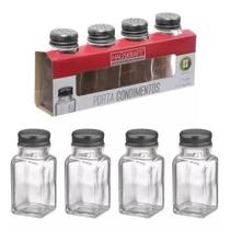 Conjunto 4 Porta Temperos Condimentos Saleiro Cozinha Chef Conjunto 4 Porta Temperos Condimentos Saleiro Cozinha Chef