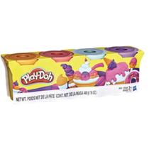 Conjunto 4 Potes Massinha Play-Doh Cores Diversas Hasbro