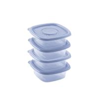 Conjunto 4 Potes POP Quadrados Plasútil