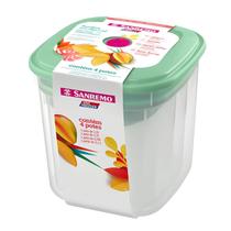 Conjunto 4 Potes Porta Alimentos Mantimentos Geladeira Cozinha Armário - SR485 Sanremo Conjunto 4 Potes Porta Alimentos Mantimentos Geladeira Cozinha Armário - SR485 Sanremo