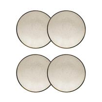 Conjunto 4 Pratos Fundos 20,5cm Brisa Cerâmica Oxford Conjunto 4 Pratos Fundos 20,5cm Brisa Cerâmica Oxford