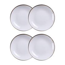Conjunto 4 Pratos Fundos 21cm Canyon Porcelana Tramontina Conjunto 4 Pratos Fundos 21cm Canyon Porcelana Tramontina