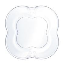 Conjunto 4 Pratos para Sobremesa de Vidro Butterfly 17cm 29274 - Wolff