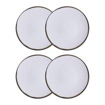 Conjunto 4 Pratos Rasos 25cm Canyon Porcelana Tramontina Conjunto 4 Pratos Rasos 25cm Canyon Porcelana Tramontina