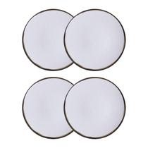 Conjunto 4 Pratos Rasos 25cm Canyon Porcelana Tramontina
