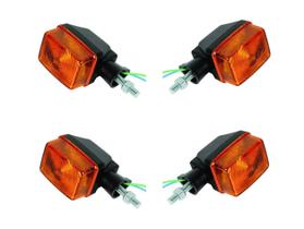 Conjunto 4 Seta Pisca Yamaha Ybr 125 125 2000/2004