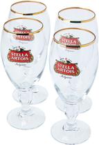 Conjunto 4 Taças Cálices Stella Artois 250Ml Para Cerveja
