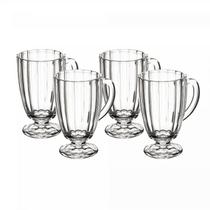 Conjunto 4 Taças para Cappuccino de Vidro Classic 160ml 20752 - Wolff Conjunto 4 Taças para Cappuccino de Vidro Classic 160ml 20752 - Wolff