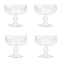 Conjunto 4 Taças para Sobremesa de Vidro Butterfly Wolff Conjunto 4 Taças para Sobremesa de Vidro Butterfly Wolff
