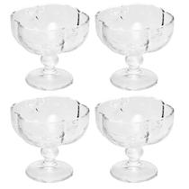 Conjunto 4 Taças Sobremesa de Vidro Butterfly 20596 - Wolff Conjunto 4 Taças Sobremesa de Vidro Butterfly 20596 - Wolff
