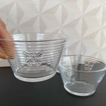 Conjunto 4 tigela de vidro para sobremesa borboletas - kit jogo de bowl bolo e doce butterfly wolff Conjunto 4 tigela de vidro para sobremesa borboletas - kit jogo de bowl bolo e doce butterfly wolff