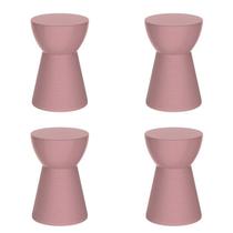 Conjunto 4 Unidades Banqueta Sili Rosa/Calla Rose Conjunto 4 Unidades Banqueta Sili Rosa/Calla Rose