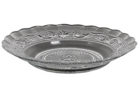 Conjunto 4 Unidades Prato Fundo Vidro Transparente