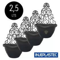Conjunto 4 Vasos De Planta Parede Modelo Arandelas Flores Com Suporte - Artigos De Decoração Jardim Conjunto 4 Vasos De Planta Parede Modelo Arandelas Flores Com Suporte - Artigos De Decoração Jardim