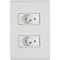 Conjunto 4 X 2 2 Tomadas 2p + T250v/ 10a - Tramontina Conjunto 4 X 2 2 Tomadas 2p + T250v/ 10a - Tramontina